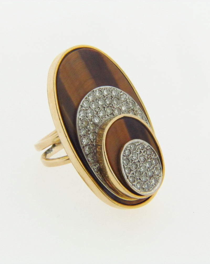 14K YELLOW GOLD AND DIAMOND RING | 18 Karat Appraisers | Beverly Hills, CA | Fine Jewelry