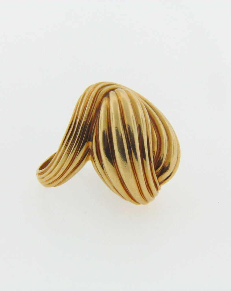 18K YELLOW GOLD KNOT RING | 18 Karat Appraisers | Beverly Hills, CA | Fine Jewelry