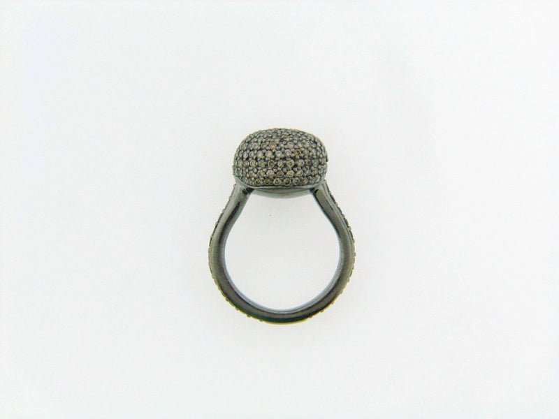 18K Blackened Gold Diamond Ring | 18 Karat Appraisers | Beverly Hills, CA | Fine Jewelry