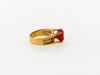 18K Yellow Gold Fire Opal Ring | 18 Karat Appraisers | Beverly Hills, CA | Fine Jewelry