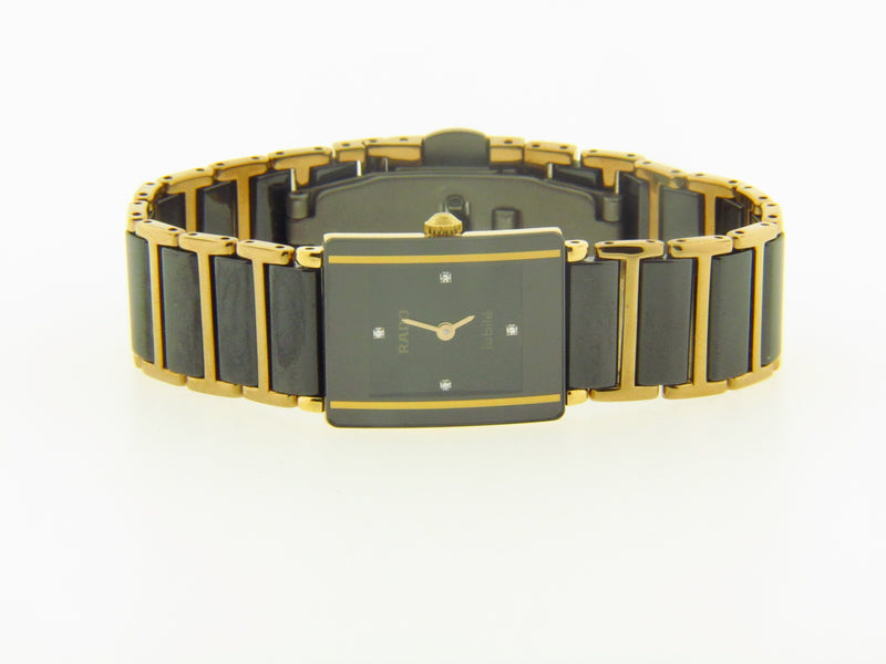 Yellow Gold and black Ceramic Rado Wristwatch | 18 Karat Appraisers | Beverly Hills, CA | Fine Jewelry